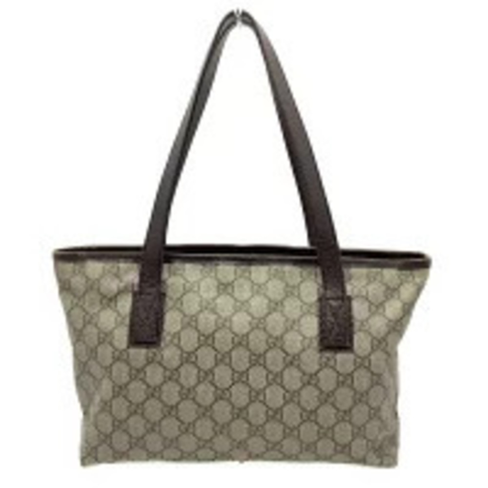 Gucci Beige Tote Shoulder Supreme Green Bag Strap GG Brown Khaki Plus
